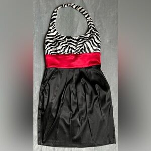 White black and red B.Darlin dress size 9/10